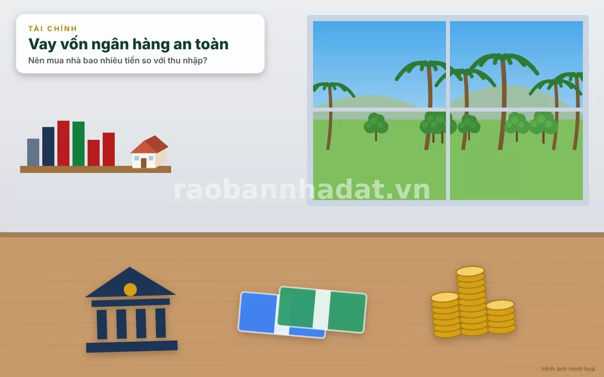 Tính toán khoản vay mua nhà và dòng tiền trả góp