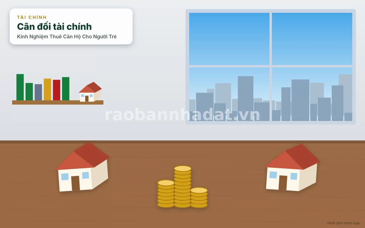 Lập kế hoạch tài chính và cân đối ngân sách thuê căn hộ cho người trẻ