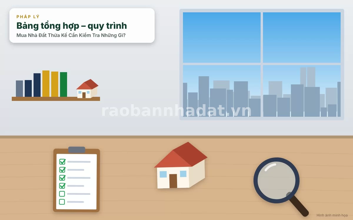 Quy trình các bước kiểm tra và giao dịch mua bán nhà đất thừa kế an toàn pháp lý