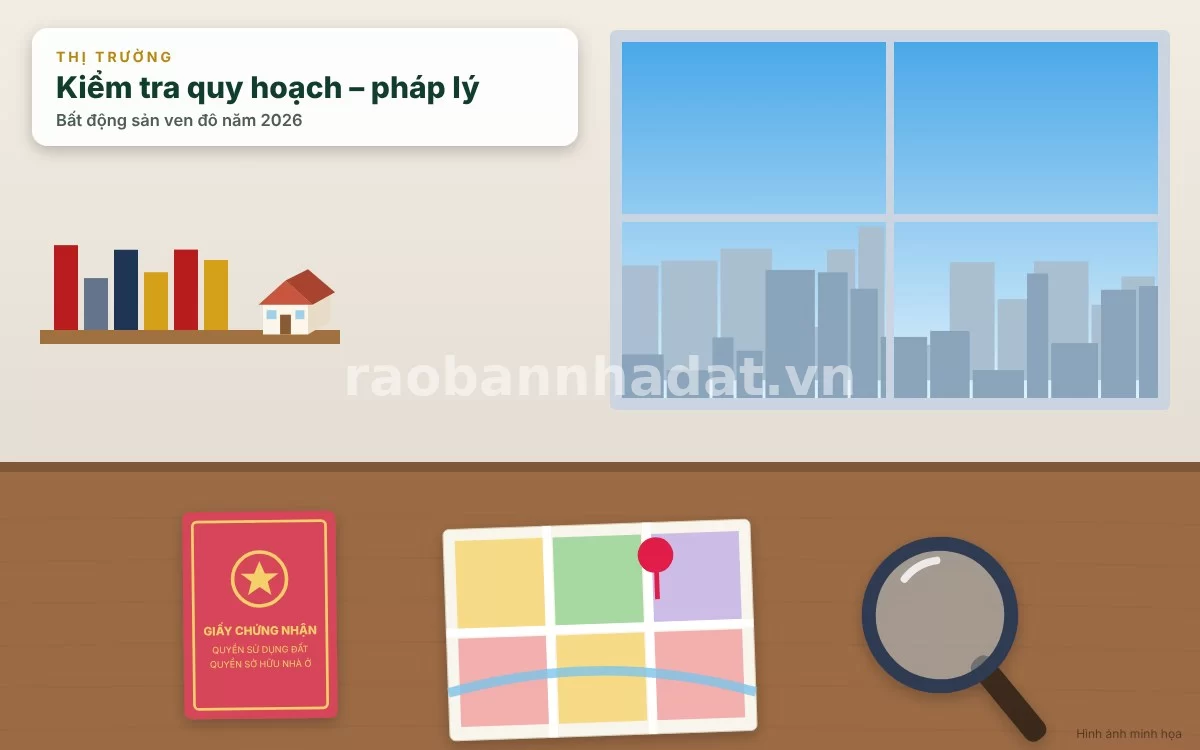 Nhận diện rủi ro quy hoạch và tính thanh khoản bất động sản ven đô