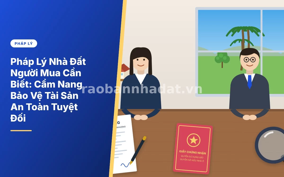 Tổng quan cẩm nang pháp lý nhà đất quan trọng dành cho người mua bất động sản an toàn