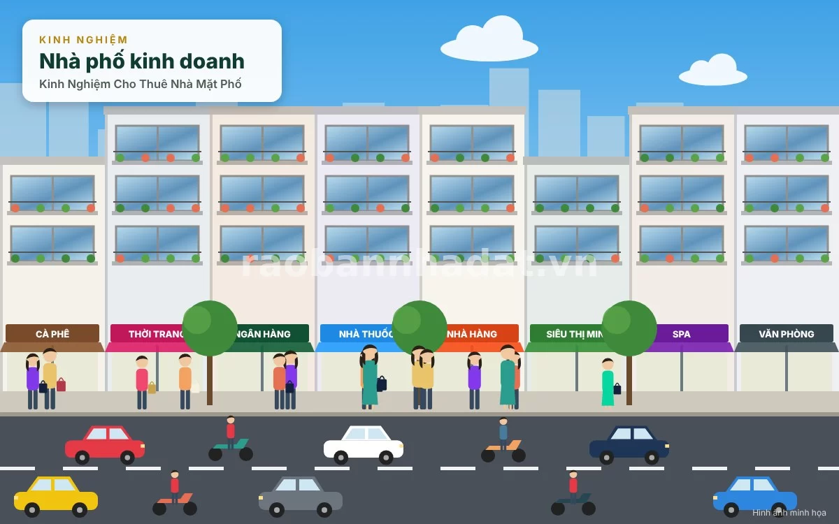 Phân tích lợi thế thương mại vượt trội của nhà mặt phố cho thuê