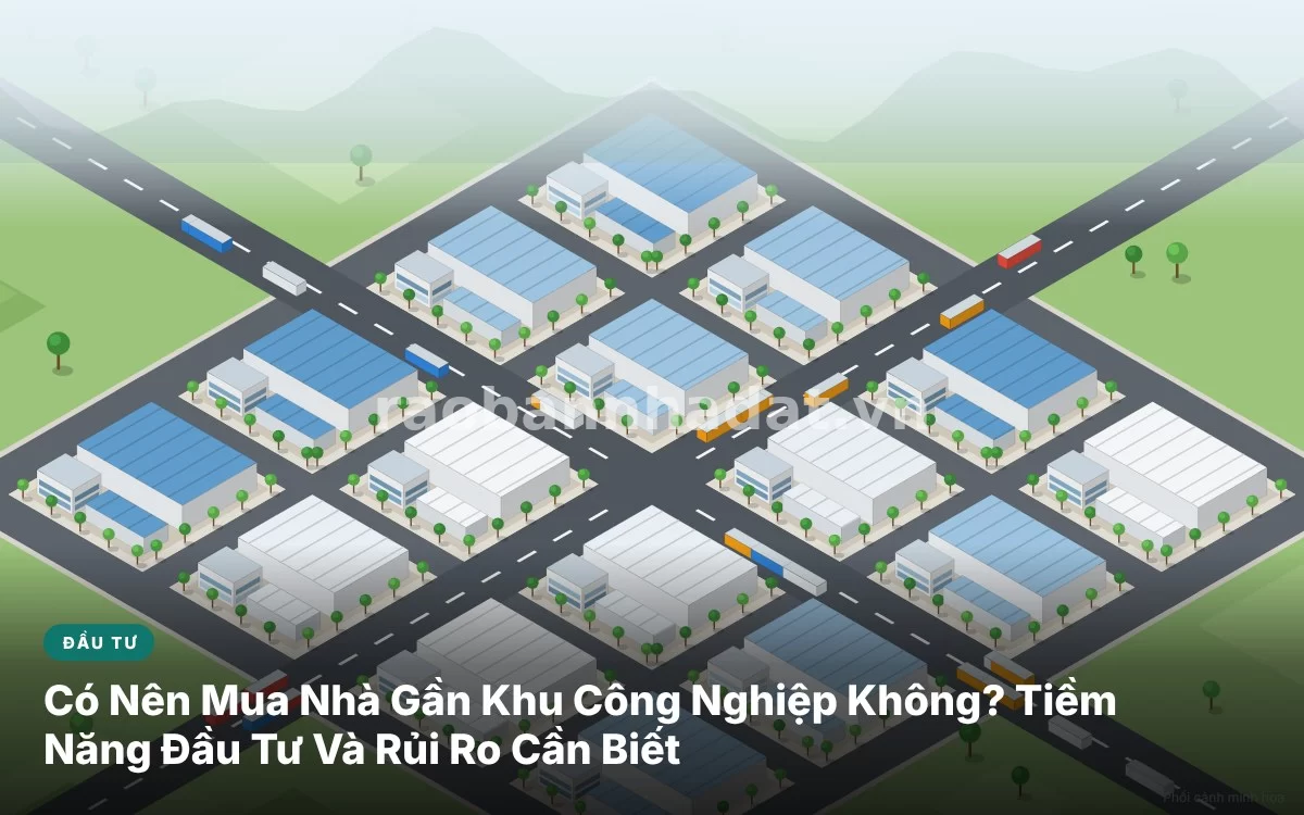 Tổng quan phân tích cơ hội đầu tư và tiềm năng khi mua nhà gần khu công nghiệp