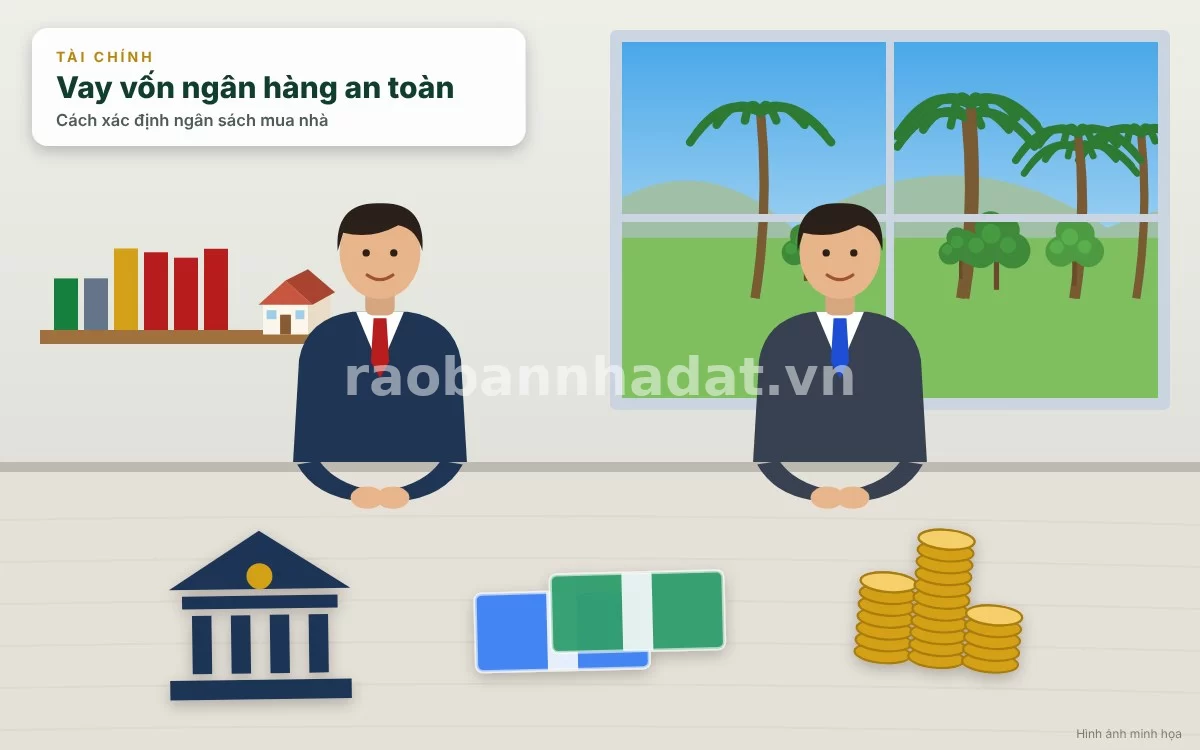 Tính toán khoản vay ngân hàng mua nhà