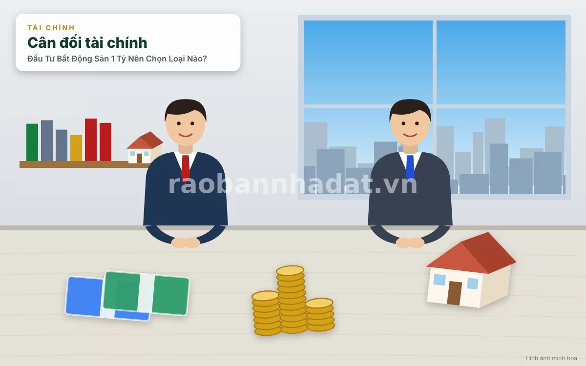 Chuyên gia tài chính đang tư vấn chiến lược phân bổ nguồn vốn 1 tỷ đồng cho khách hàng