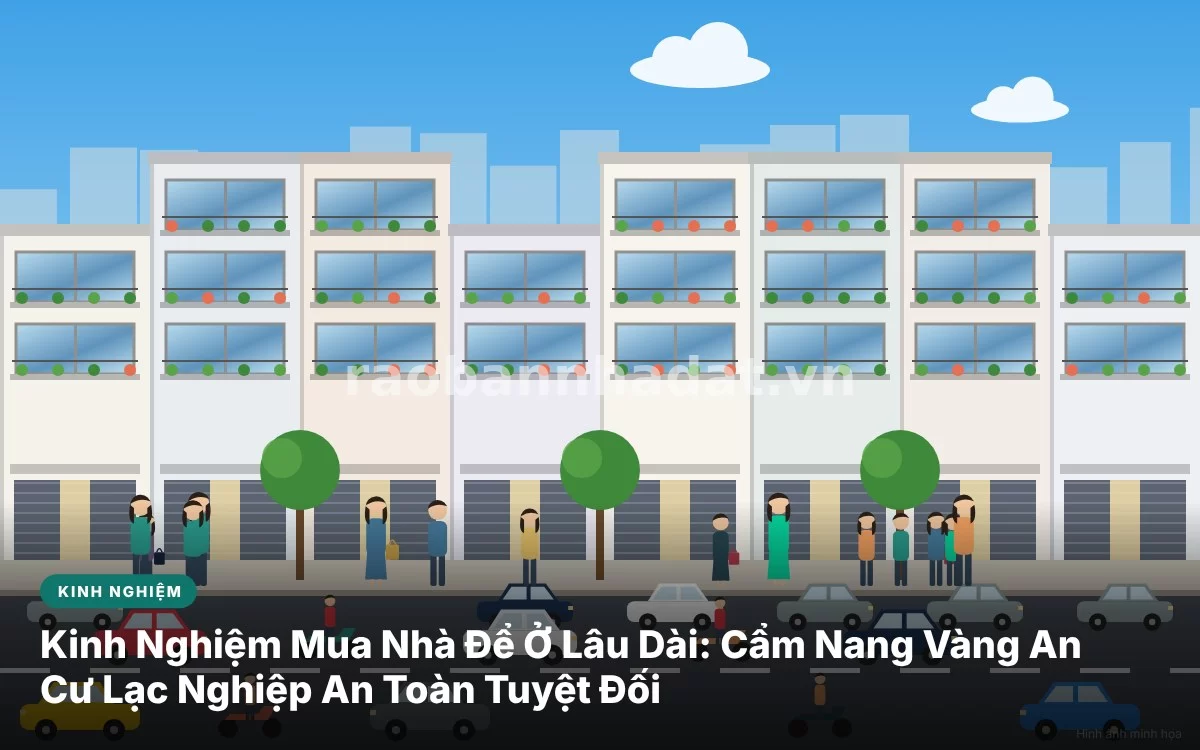 Tổng quan cẩm nang kinh nghiệm mua nhà để ở lâu dài an cư lạc nghiệp an toàn