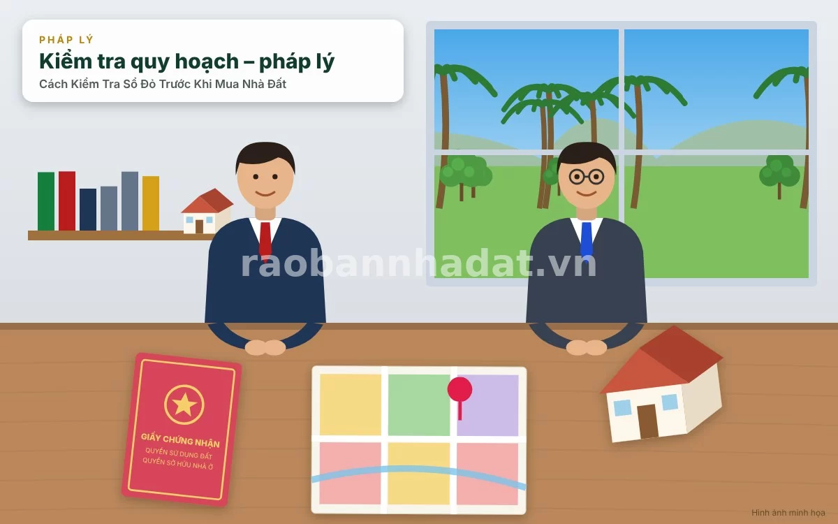 Quy trình thực hiện kiểm tra và thẩm định sổ đỏ tại cơ quan nhà nước