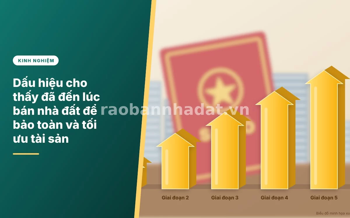 Nhận biết các dấu hiệu quan trọng cho thấy đã đến lúc bán nhà đất