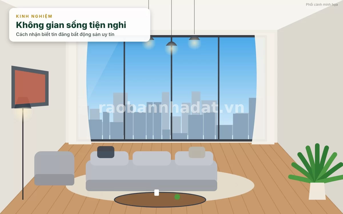 Hình ảnh thực tế trong tin đăng nhà đất
