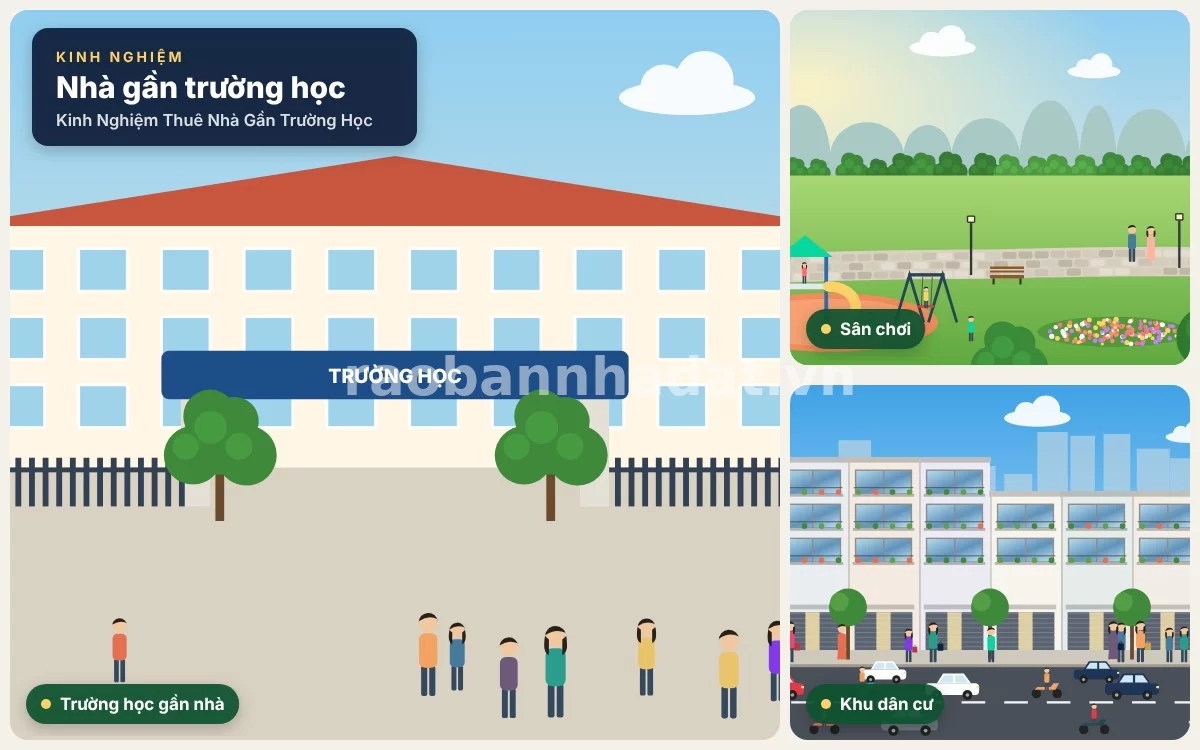 Các tiêu chí quan trọng khi đánh giá vị trí và môi trường sống quanh trường học