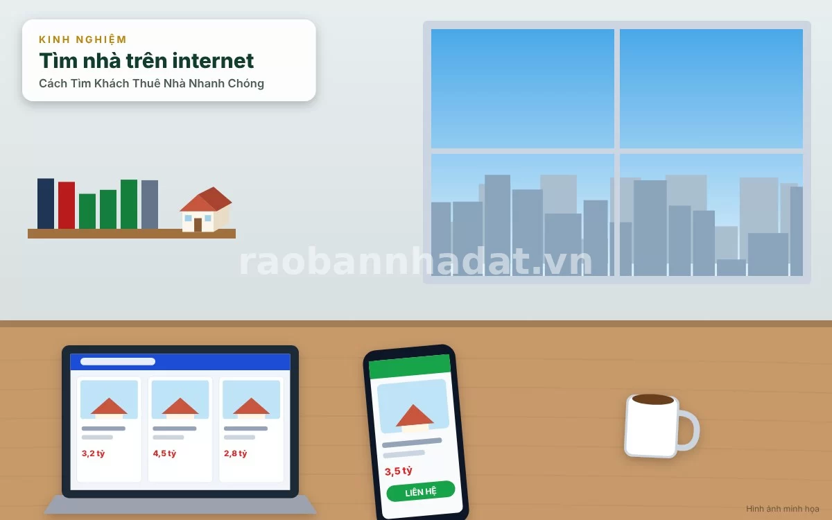 Các kênh đăng tin trực tuyến hiệu quả giúp tìm khách thuê nhà nhanh chóng