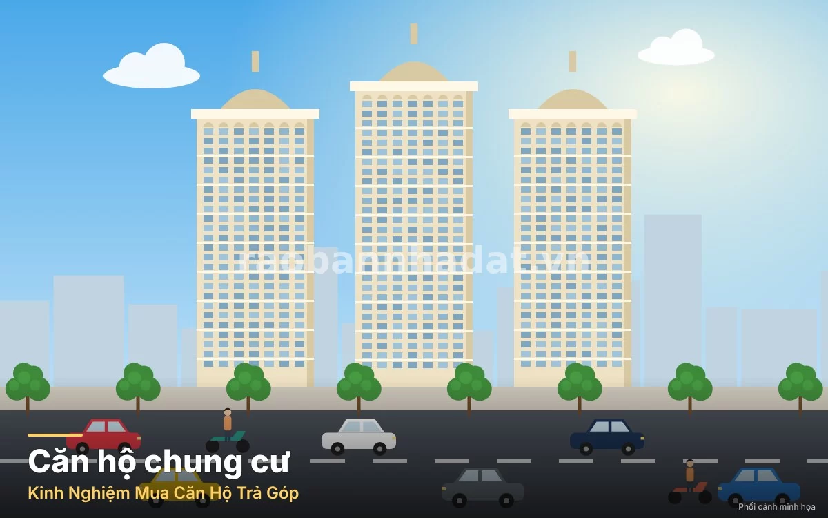 Khu đô thị căn hộ chung cư hiện đại, quy hoạch đồng bộ là mục tiêu của nhiều người mua nhà trả góp
