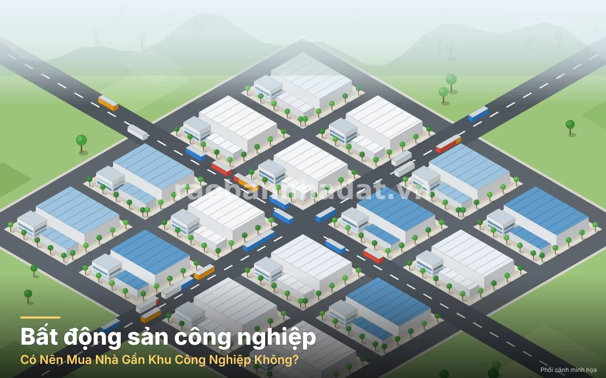 Phân tích các nhược điểm về ô nhiễm môi trường và rủi ro thanh khoản khi mua nhà gần KCN