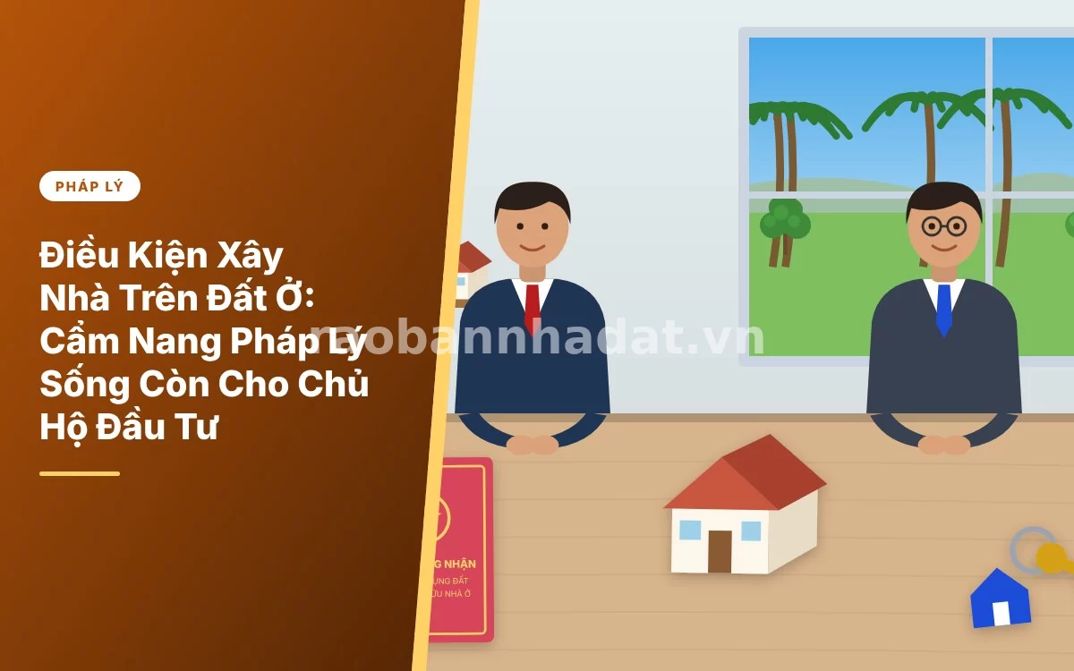 Tổng quan cẩm nang chi tiết các điều kiện pháp lý để xây dựng nhà trên đất ở