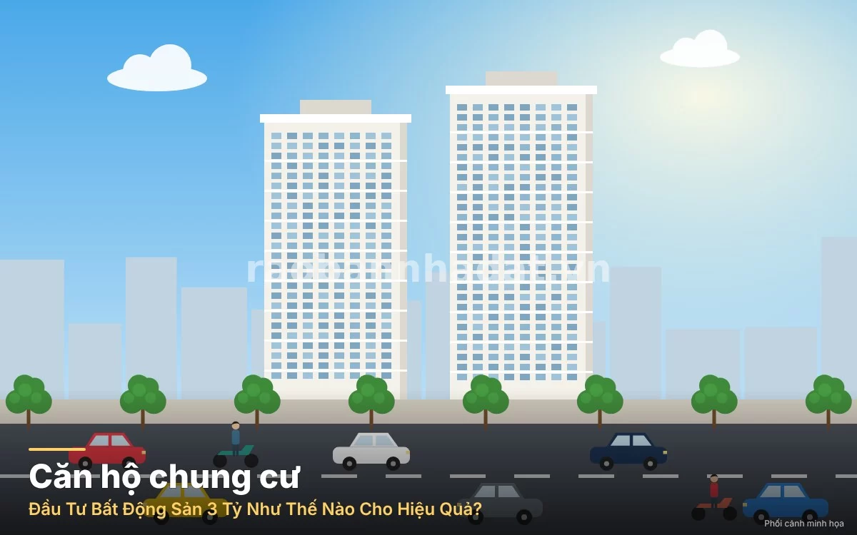 Khu đô thị chung cư cao cấp và hiện đại, sự lựa chọn khai thác dòng tiền hoàn hảo với 3 tỷ