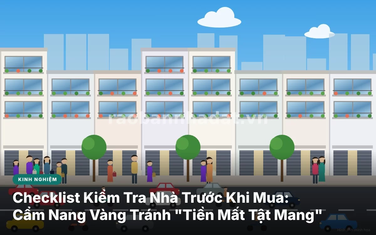 Tổng quan checklist các bước kiểm tra ngôi nhà toàn diện trước khi quyết định xuống tiền mua