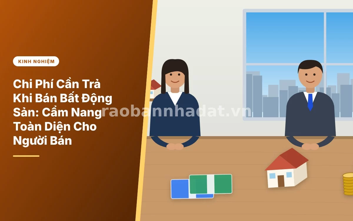 Tổng quan các khoản chi phí cần trả khi bán bất động sản nhà đất