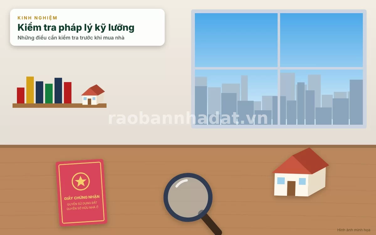 Kiểm tra pháp lý sổ hồng và quy hoạch nhà đất