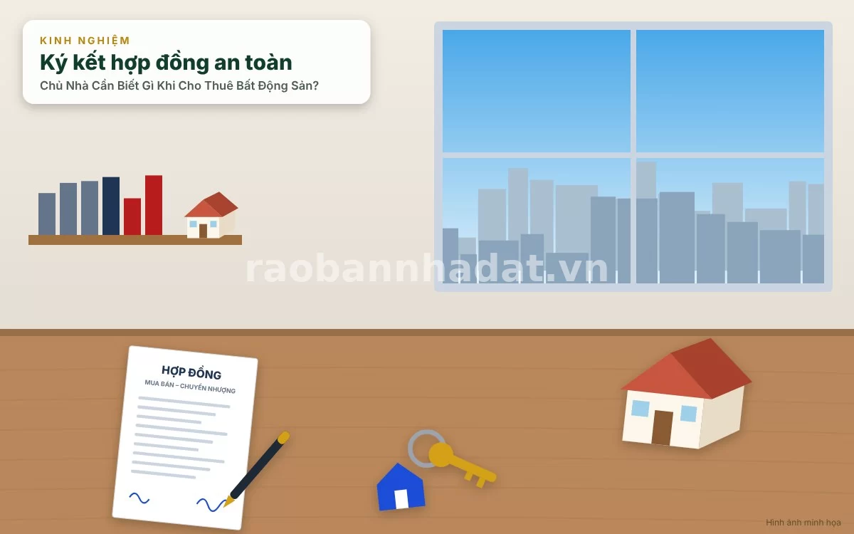 Soạn thảo hợp đồng cho thuê bất động sản chặt chẽ và an toàn pháp lý
