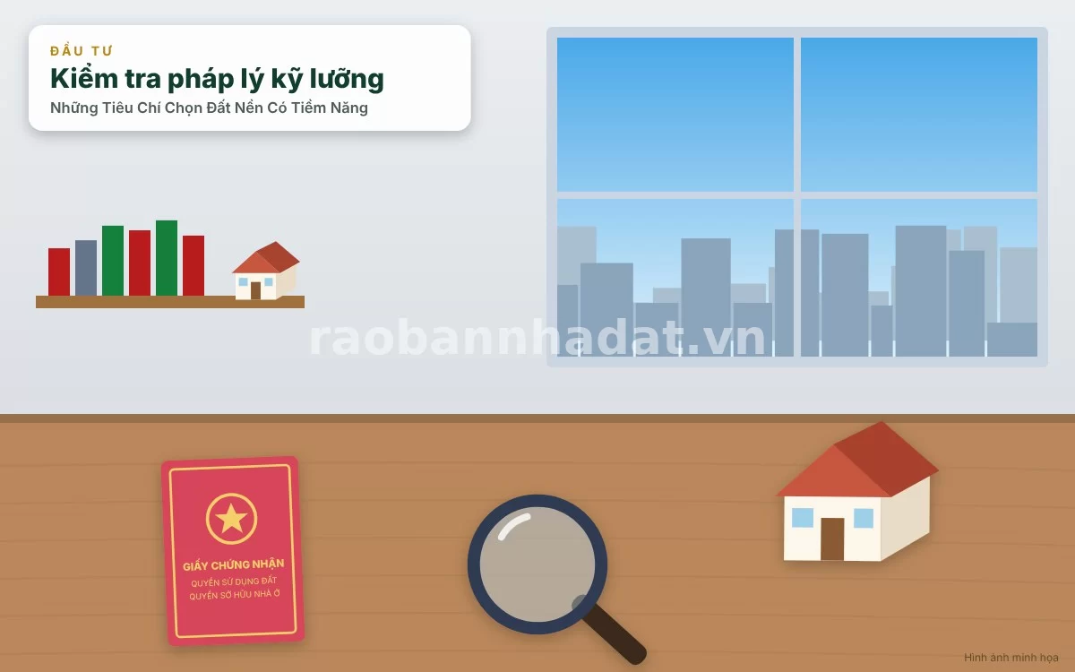 Kiểm tra kỹ lưỡng hồ sơ sổ đỏ và thông tin pháp lý đất nền tại phòng công chứng