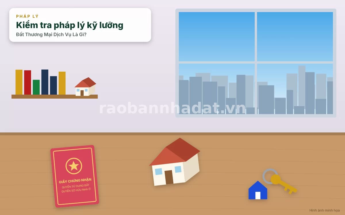 Phân tích bản chất pháp lý và mục đích sử dụng của đất thương mại dịch vụ