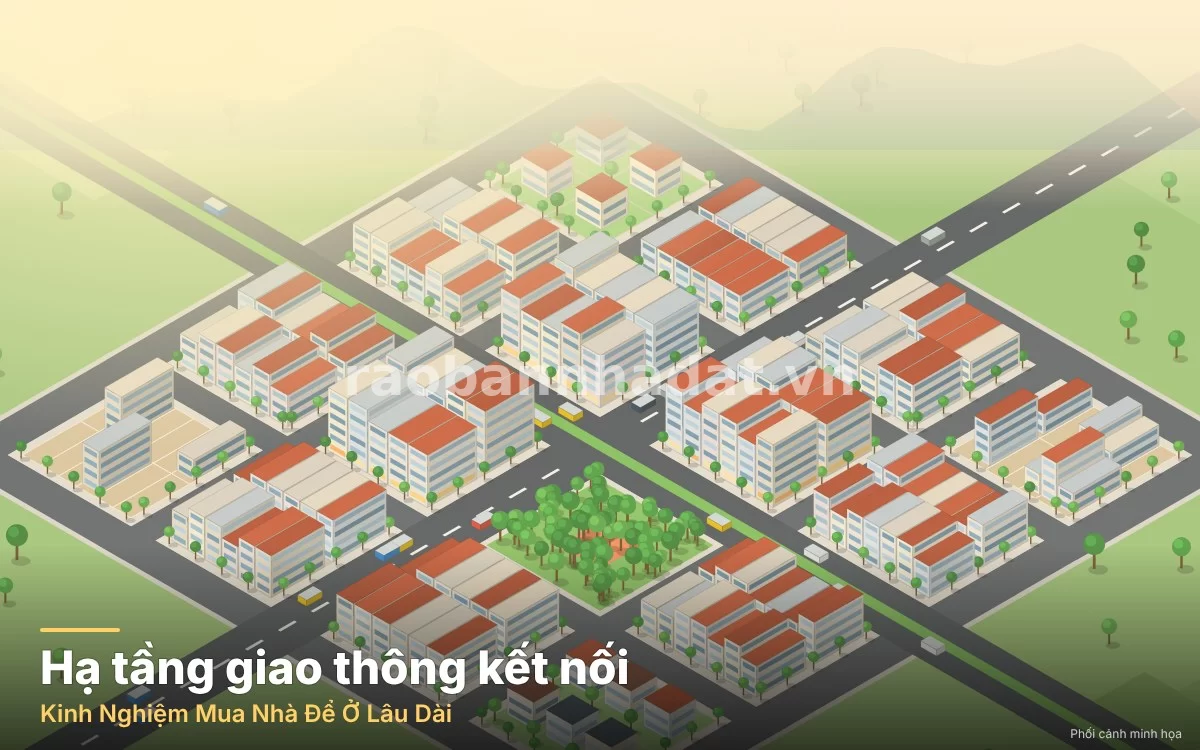 Đánh giá hạ tầng giao thông và tiện ích ngoại khu khi chọn mua nhà ở lâu dài