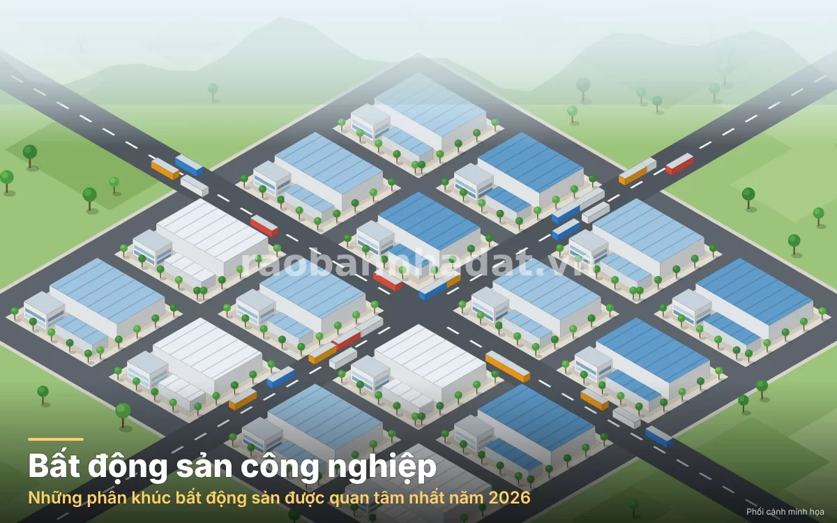 Bất động sản công nghiệp và logistics phát triển mạnh mẽ năm 2026