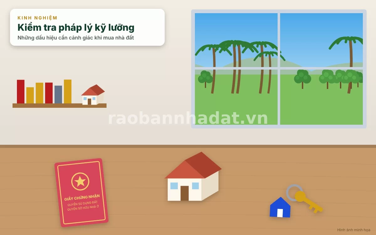Kiểm tra pháp lý nhà đất cẩn thận
