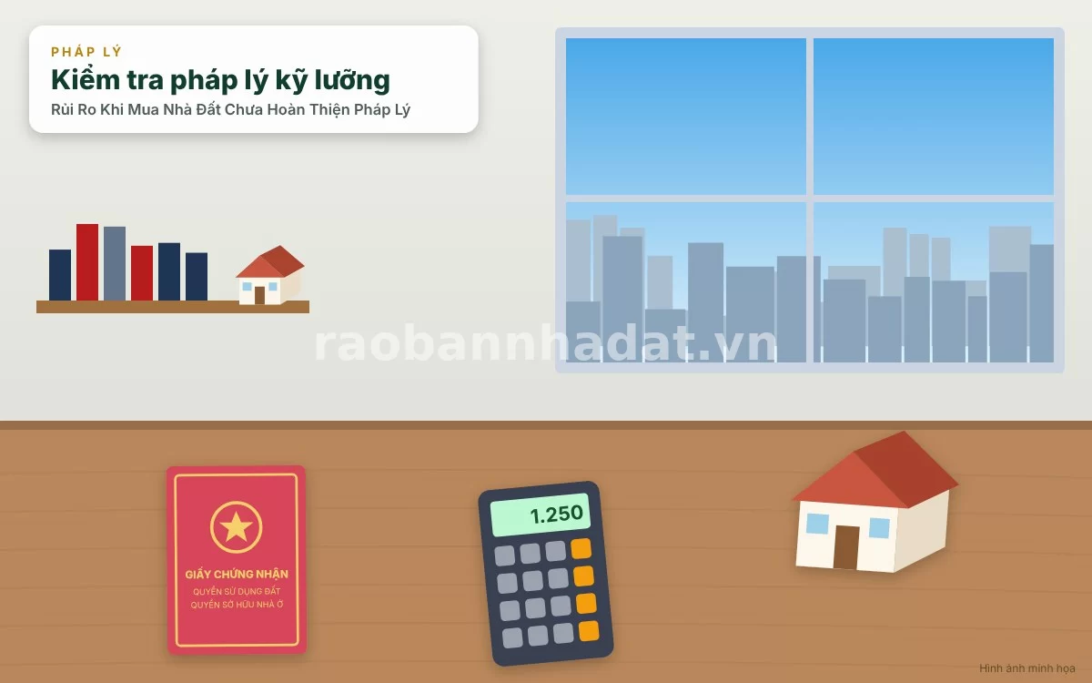 Các rủi ro nặng nề về chậm cấp sổ và không thể thế chấp ngân hàng