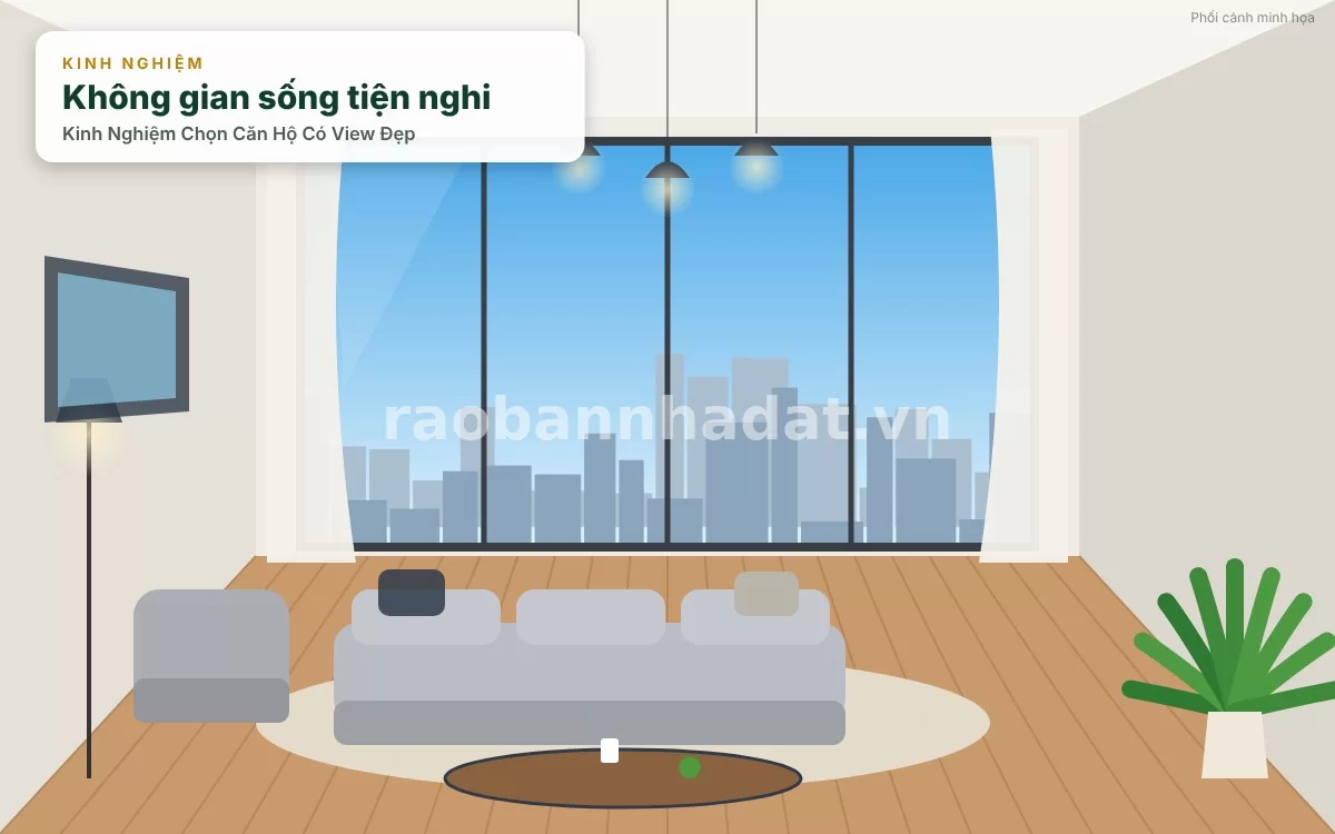 Phân tích tầm quan trọng của tầm nhìn view đẹp đối với sức khỏe tinh thần và giá trị tài sản