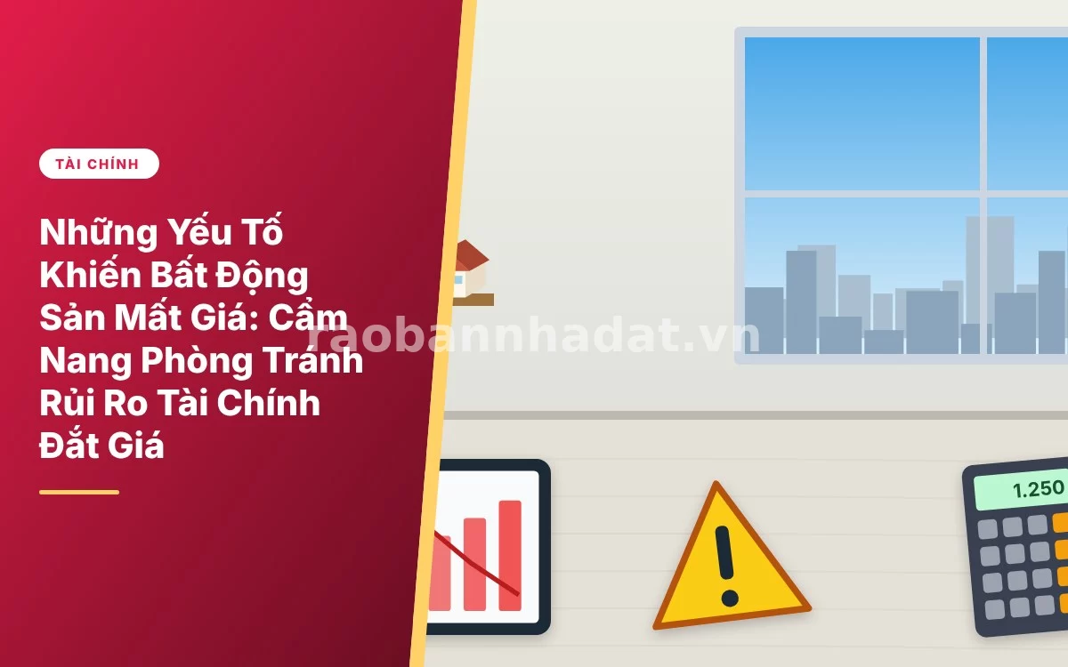 Tổng quan cẩm nang chi tiết những nguyên nhân hàng đầu khiến bất động sản sụt giảm giá trị trầm trọng