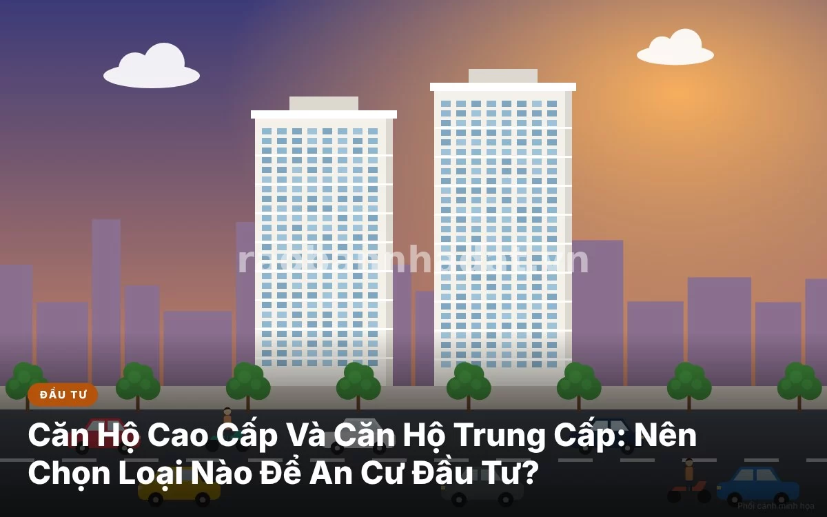 Tổng quan so sánh chi tiết giữa phân khúc căn hộ cao cấp và căn hộ trung cấp tại đô thị lớn