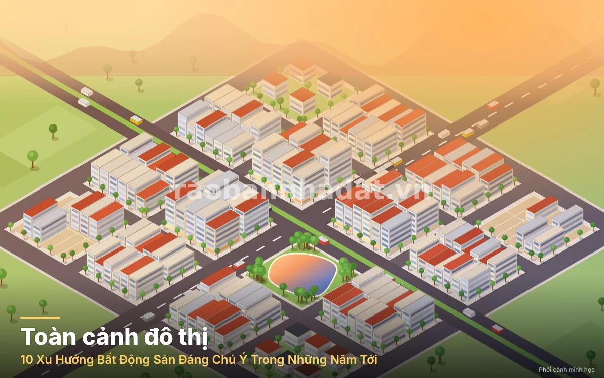 Phân tích xu hướng phát triển bất động sản xanh sinh thái và làn sóng ly tâm ra các đô thị vệ tinh