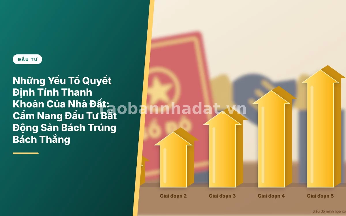 Tổng quan cẩm nang chi tiết các yếu tố quyết định tính thanh khoản của nhà đất