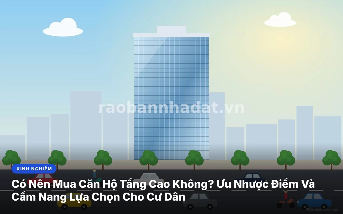 Tổng quan cẩm nang chi tiết đánh giá ưu nhược điểm và có nên mua căn hộ chung cư tầng cao hay không