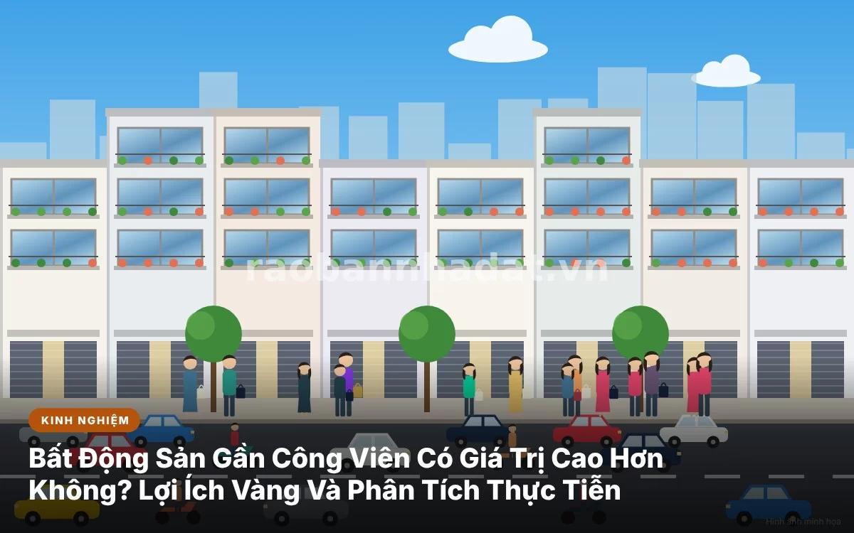 Tổng quan phân tích đa chiều về giá trị và tiềm năng của bất động sản nằm gần công viên cây xanh