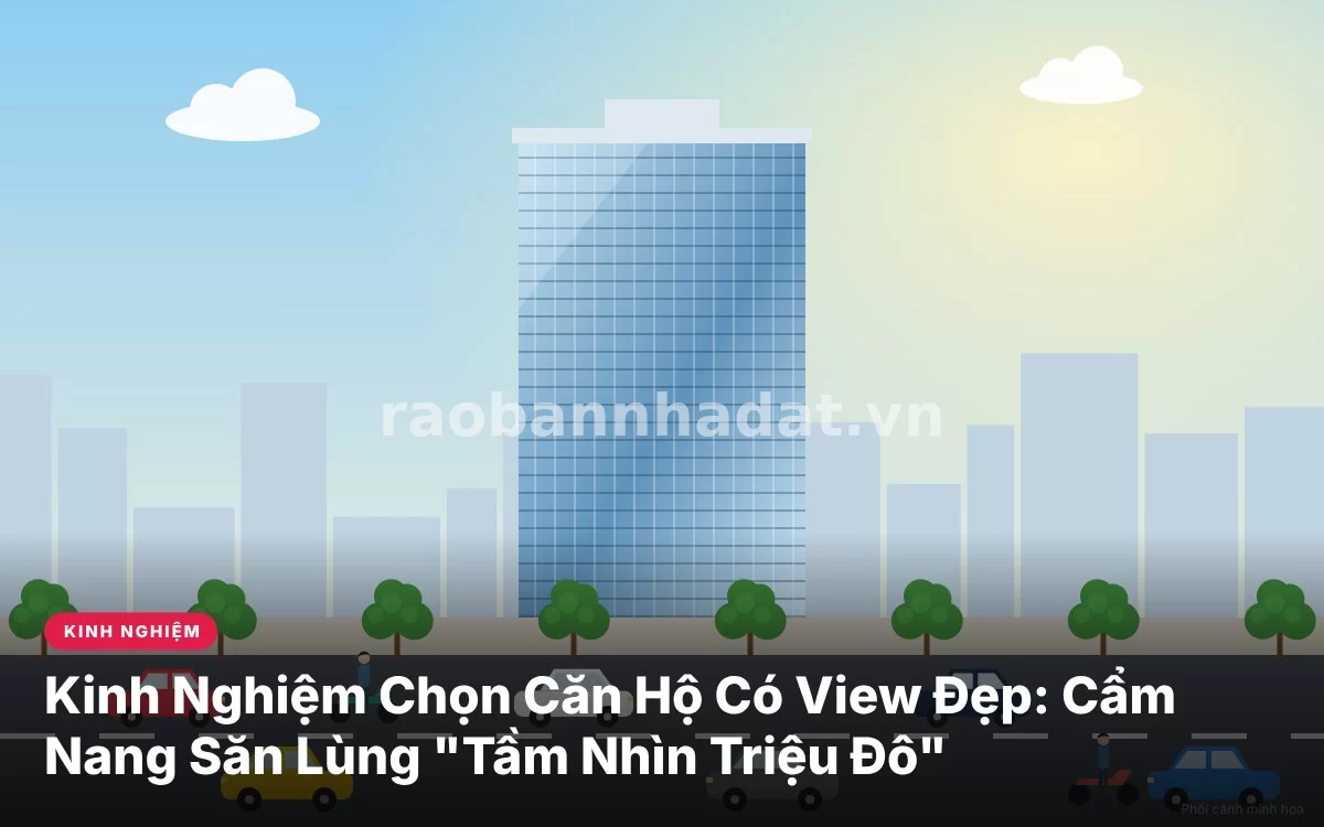 Tổng quan cẩm nang chi tiết kinh nghiệm lựa chọn căn hộ chung cư có tầm nhìn view đẹp triệu đô