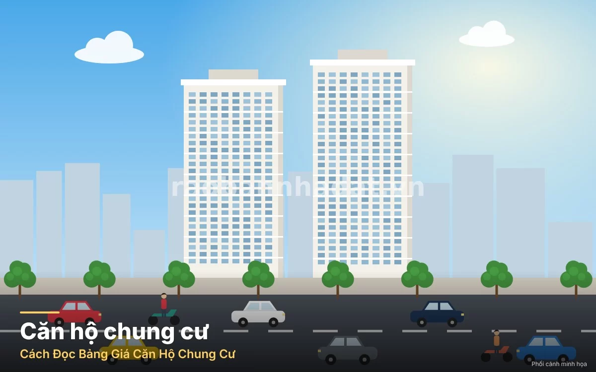 Chi tiết phân tích tác động của tầng cao, hướng ban công và tầm nhìn view đến giá bán căn hộ