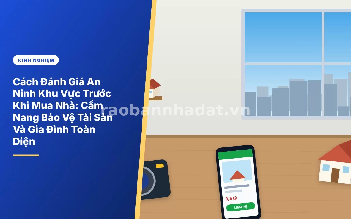 Tổng quan cẩm nang chi tiết cách đánh giá an ninh khu vực trước khi quyết định mua nhà