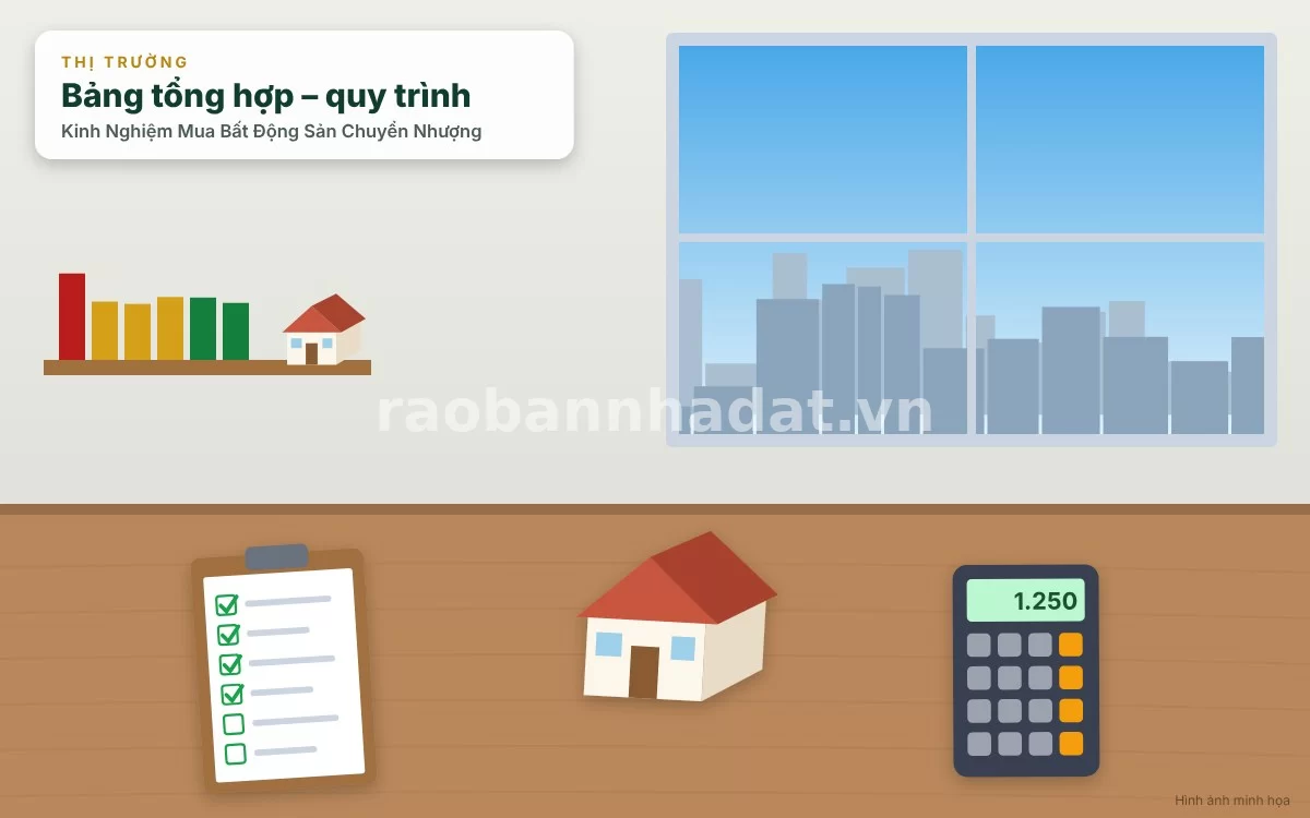 Kinh nghiệm thực chiến xử lý nhà thế chấp ngân hàng và công chứng sang tên bất động sản an toàn