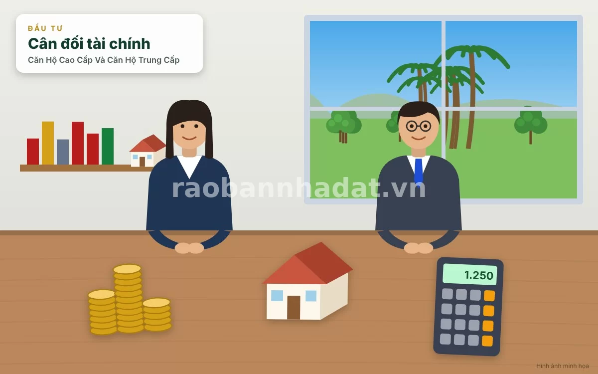 Kinh nghiệm thực chiến xác định mục tiêu tài chính khi lựa chọn căn hộ trung cấp hay cao cấp