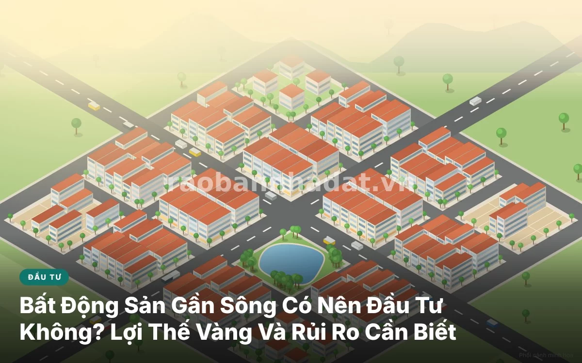 Tổng quan phân tích đa chiều về việc có nên đầu tư bất động sản gần sông hay không