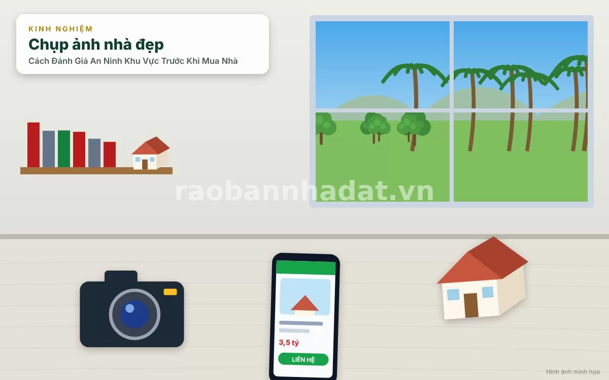 Chi tiết quan sát hệ thống camera an ninh và đèn chiếu sáng công cộng tại khu dân cư