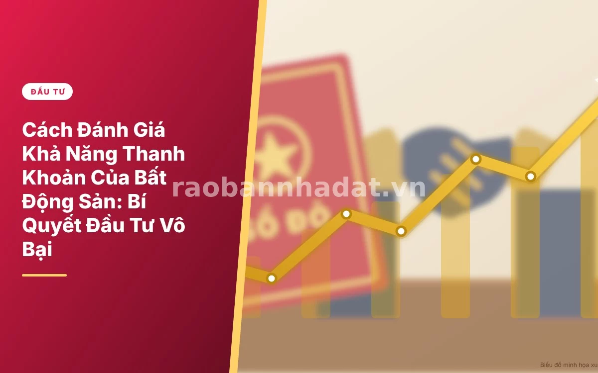 Tổng quan cẩm nang chi tiết cách đánh giá khả năng thanh khoản của bất động sản trước khi đầu tư