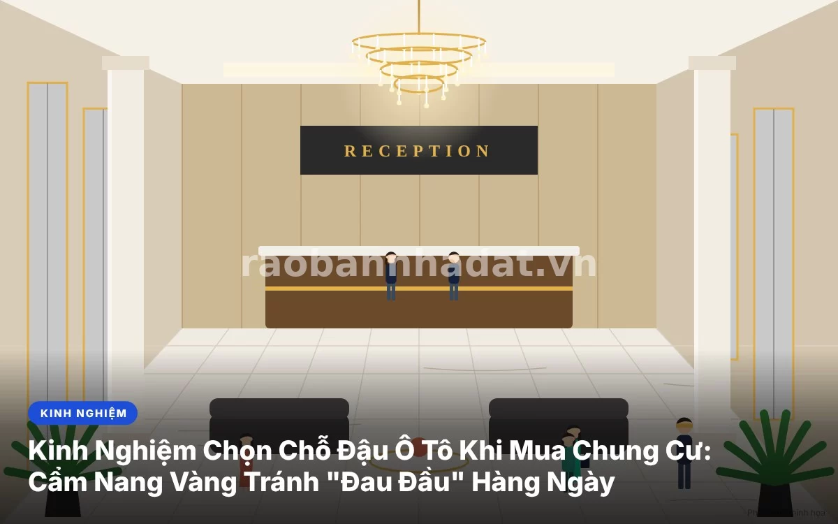 Tổng quan cẩm nang chi tiết kinh nghiệm lựa chọn chỗ đậu ô tô và kiểm tra hầm gửi xe chung cư