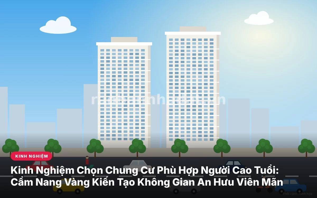 Tổng quan cẩm nang chi tiết kinh nghiệm lựa chọn chung cư an dưỡng yên tĩnh và an toàn cho người cao tuổi