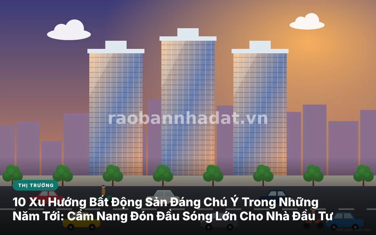 Tổng quan cẩm nang chi tiết 10 xu hướng bất động sản đáng chú ý định hình tương lai thị trường địa ốc