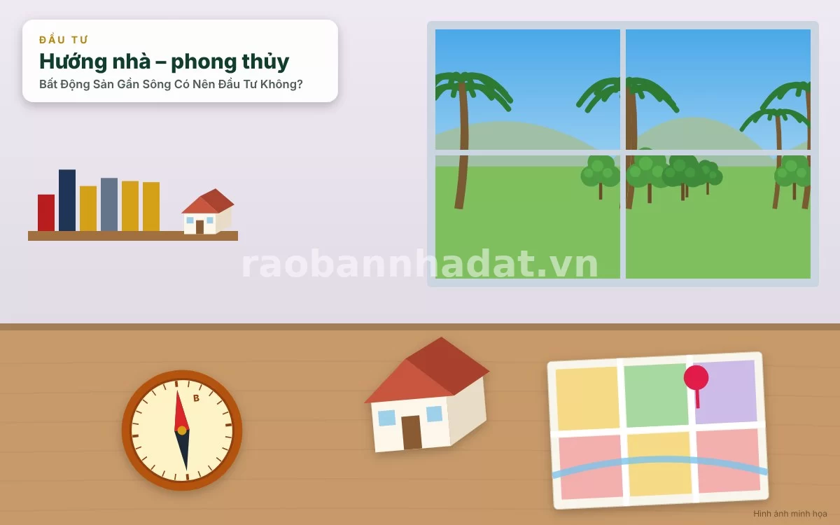 Phân tích bản chất giá trị sinh thái điều hòa khí hậu và phong thủy vượng tài của bất động sản ven sông