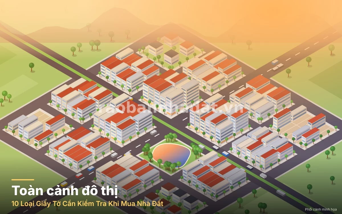 Minh họa văn bản xác nhận không tranh chấp và phiếu kiểm tra quy hoạch đô thị nhà đất