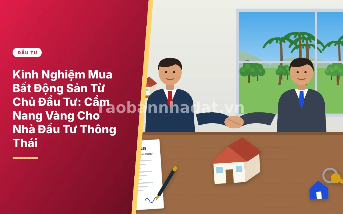 Tổng quan cẩm nang chi tiết kinh nghiệm mua bất động sản trực tiếp từ chủ đầu tư an toàn và hiệu quả